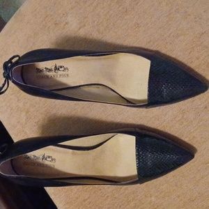 Coach & Four Black Heels